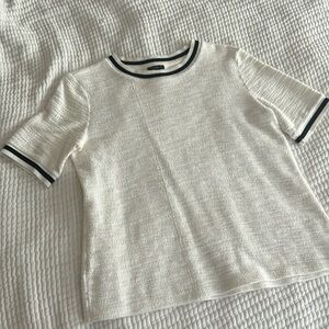 women’s textured tee • ann taylor